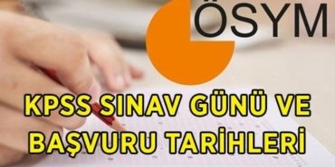 KPSS SINAV GÜNÜ VE BAŞVURU TARİHLERİ 2026: KPSS oturumları ne zaman, hangi gün yapılacak? KPSS Ortaöğretim, Ön Lisans, Lisans, DHBT oturumları sınav günü...