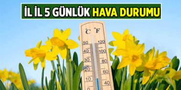 6-7-8-9-10 Mayıs'ın Hava Durumu: İstanbul, Ankara, İzmir ve diğer illerin hava durumu kaç derece olacak, yağmur yağacak mı? Anneler Günü'nde hava nasıl?