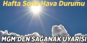 Hafta sonu hava nasıl olacak? Meteoroloji'den hafta sonu için sağanak uyarısı! Yağmur yağacak mı? Sıcaklıklar yükselecek!