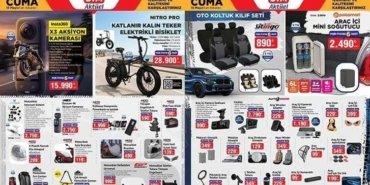 BİM 15 MAYIS CUMA AKTÜEL İNDİRİMLERİ! BİM 15 Mayıs Cuma aktüel kataloğunda hangi ürünler satışa çıkacak? Buz Makinesi, Kule Tipi Vantilatör, X3 Aksiyon Kamerası, RKS Pro Katlanır Kalın Teker Elektrikli Bisiklet, Motosiklet Intercom Sistemi...