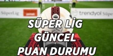 SÜPER LİG GÜNCEL PUAN DURUMU! Süper Lig'de 33. hafta maçları canlı sonuçlar ve oluşan son puan durumu...