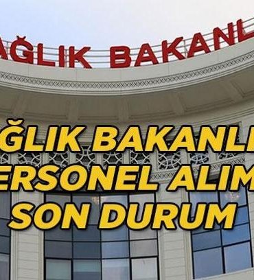 2026 SAĞLIK BAKANLIĞI PERSONEL ALIMI: Sağlık Bakanlığı 26 bin 673 personel alımı başvuruları ne zaman başlayacak, başvuru şartları neler?