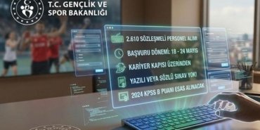 TARİHLER BELLİ OLDU! GSB 2 BİN 610 PERSONEL ALIMI BAŞVURU TARİHLERİ: GSB sözleşmeli personel alımı başvuruları başladı mı? Kimler başvurabilir? İşte kontenjanlar