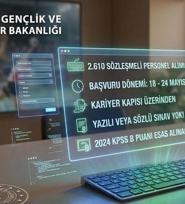 GENÇLİK VE SPOR BAKANLIĞI GSB 2 BİN 610 PERSONEL ALIMI BAŞVURU TARİHLERİ: GSB sözleşmeli personel alımı başvuruları başladı mı? Kimler başvurabilir? İşte kontenjanlar