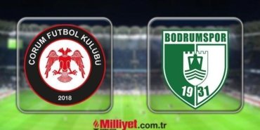 TFF 1. LİG PLAY-OFF YARI FİNAL RÖVANŞ MAÇI | Çorum FK-Bodrum FK play-off yarı final rövanş maçı CANLI yayın kanalı belli oldu! Çorum FK-Bodrum FK maçı bu akşam saat kaçta hangi kanalda?