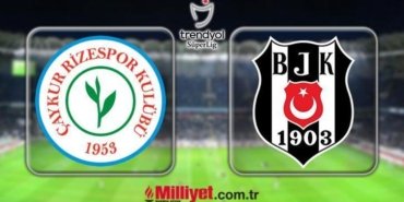 Rizespor-Beşiktaş maçı bu akşam saat kaçta hangi kanalda? Beşiktaş Süper Lig'de son maçına Rize deplasmanında çıkıyor!
