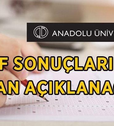AÖF SINAV SONUÇLARI 2026: Açıköğretim Fakültesi AÖF bahar dönemi sonu final sınavı sonuçları ne zaman açıklanacak, tarih belli oldu mu?