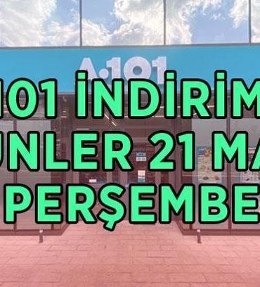 BUGÜN RAFLARDA! A101 AKTÜEL ÜRÜNLER KATALOĞU! A101 21 Mayıs Perşembe günü indirimli hangi ürünler var? A101 bu hafta aktüel ürünler broşürü
