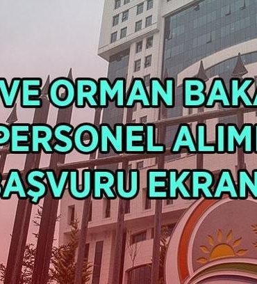 TARIM VE ORMAN BAKANLIĞI PERSONEL ALIMI BAŞVURU EKRANI 2026: Tarım ve Orman Bakanlığı personel alımı başvuruları ne zaman, şartları neler, kadro dağılımı nasıl?