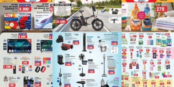 YEPYENİ BİM AKTÜEL KATALOĞU AFİŞİ! 25-26 Mayıs 2026 bu hafta BİM kataloğu indirimli ürünleri neler? Elektrikli Bisiklet, Stand Mikser, Vantilatör