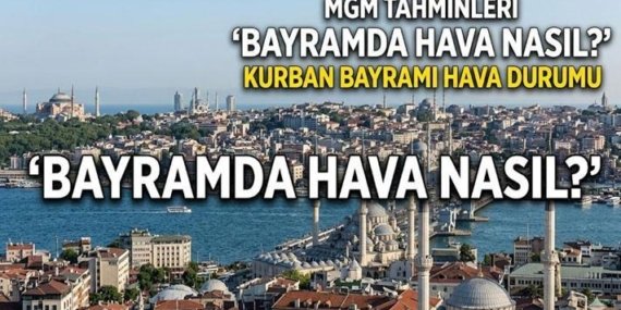 KURBAN BAYRAMI'NIN 1. GÜNÜ HAVA NASIL? Bayramda hava durumu nasıl olacak? 27-30 Mart hava durumu tahminleri