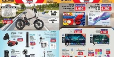 SATIŞA ÇIKTI! BİM 25-26 MAYIS YENİ AKTÜEL KATALOGLAR! BİM 25-26 Mayıs aktüel kataloglarında hangi ürünler satışa çıktı? Tuşlu Cep Telefonu, Sinek Öldürücü Raket, Tosty 6 Dilim Tost Makinesi, Kıyma Makineli Stand Mikser