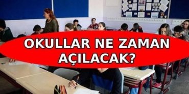OKULLAR NE ZAMAN AÇILIYOR? Bayram tatili ne zaman bitecek? 1 Haziran'da okul var mı?