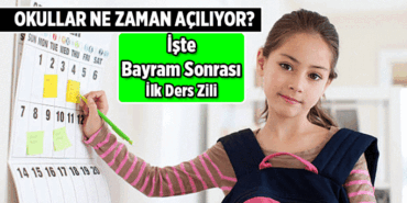 Okullar ne zaman açılıyor, 1 Haziran Pazartesi mi? Kurban Bayramı'ndan sonra ilk ders zili ne zaman çalacak? İşte bayram sonrası okul açılış tarihi