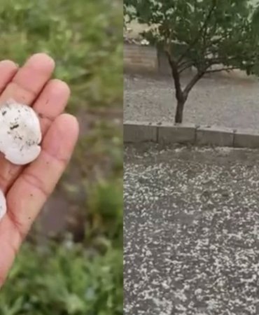 Siverek’te Sağanak Sonrası Dolu Etkili Oldu: Tarım Arazileri Zarar Gördü