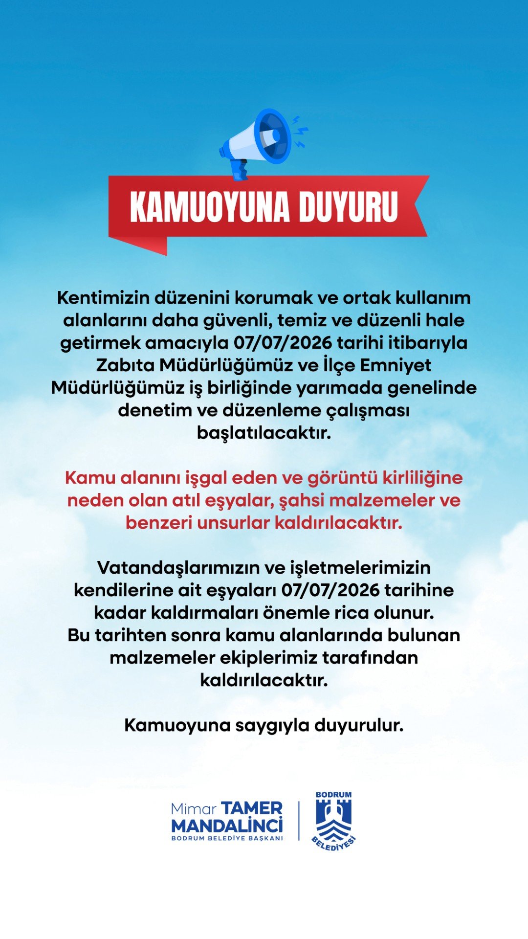 Bodrum’da İşgallere ve Görüntü Kirliliğine Karşı Ortak Mücadele