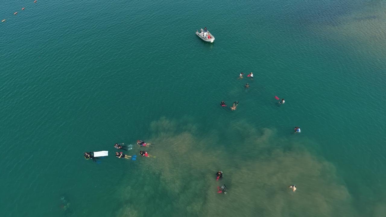Deniz Dibi Temizliği Gümbet’te Gerçekleştirildi