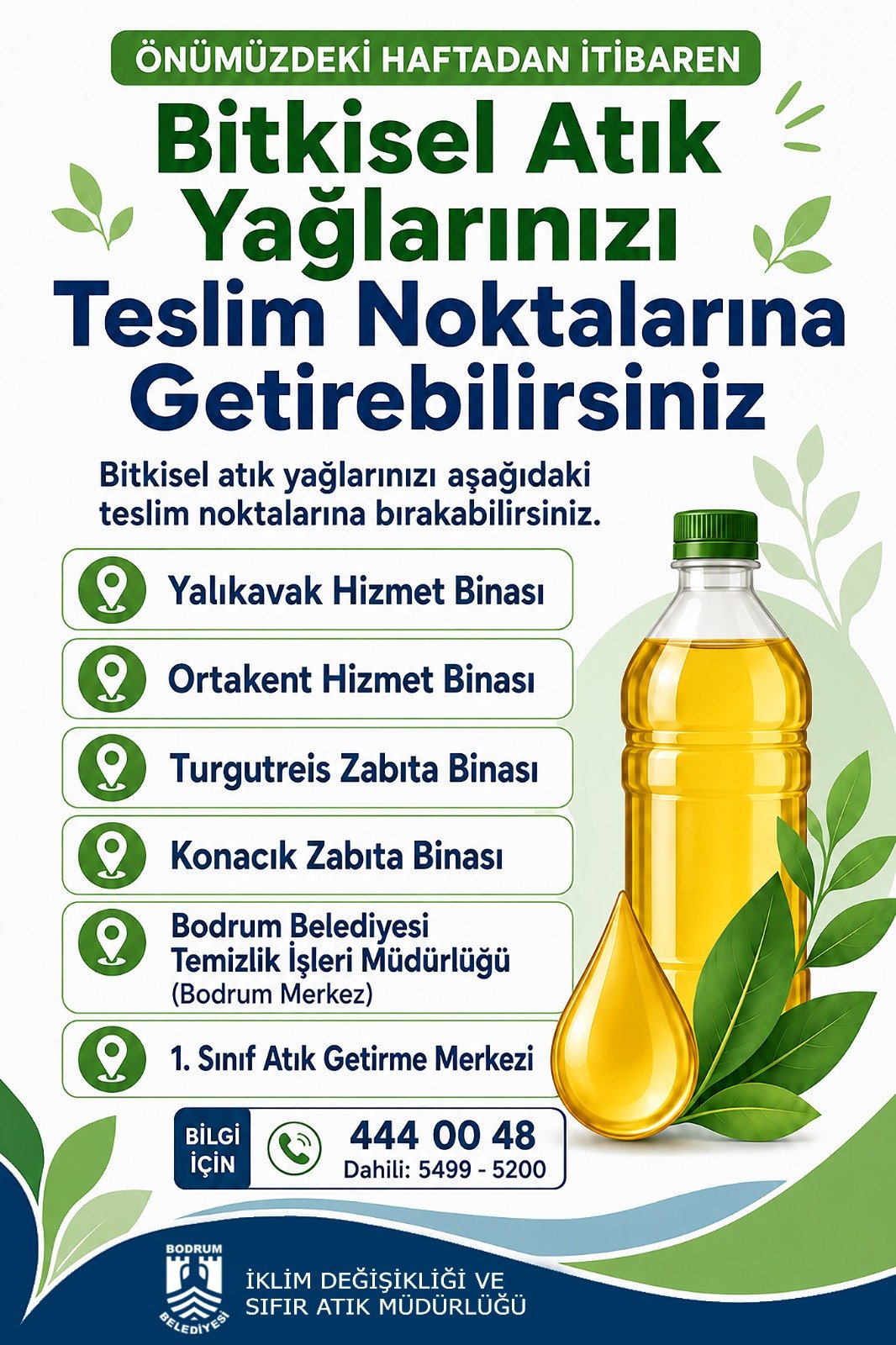 Bitkisel Atık Yağlar Geri Dönüşüme Kazandırılıyor
