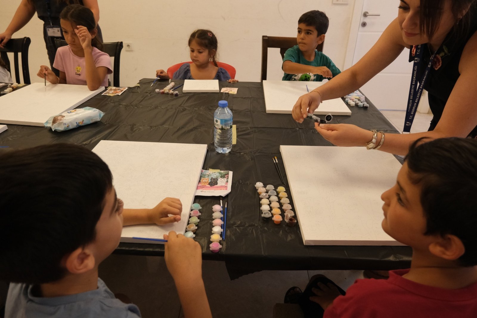 Bodrum Belediyesinden Çocukların Gelişimine Sanat Desteği