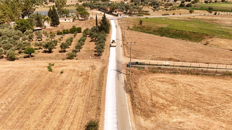 Sathi Kaplama Asfalt Çalışmaları Planlı Şekilde Sürüyor