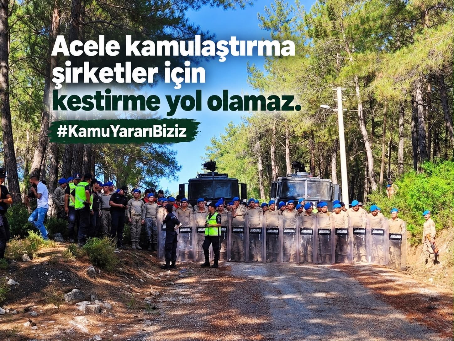 Akbelen’de kritik duruşma: Milas’ın köyleri maden sahası değildir